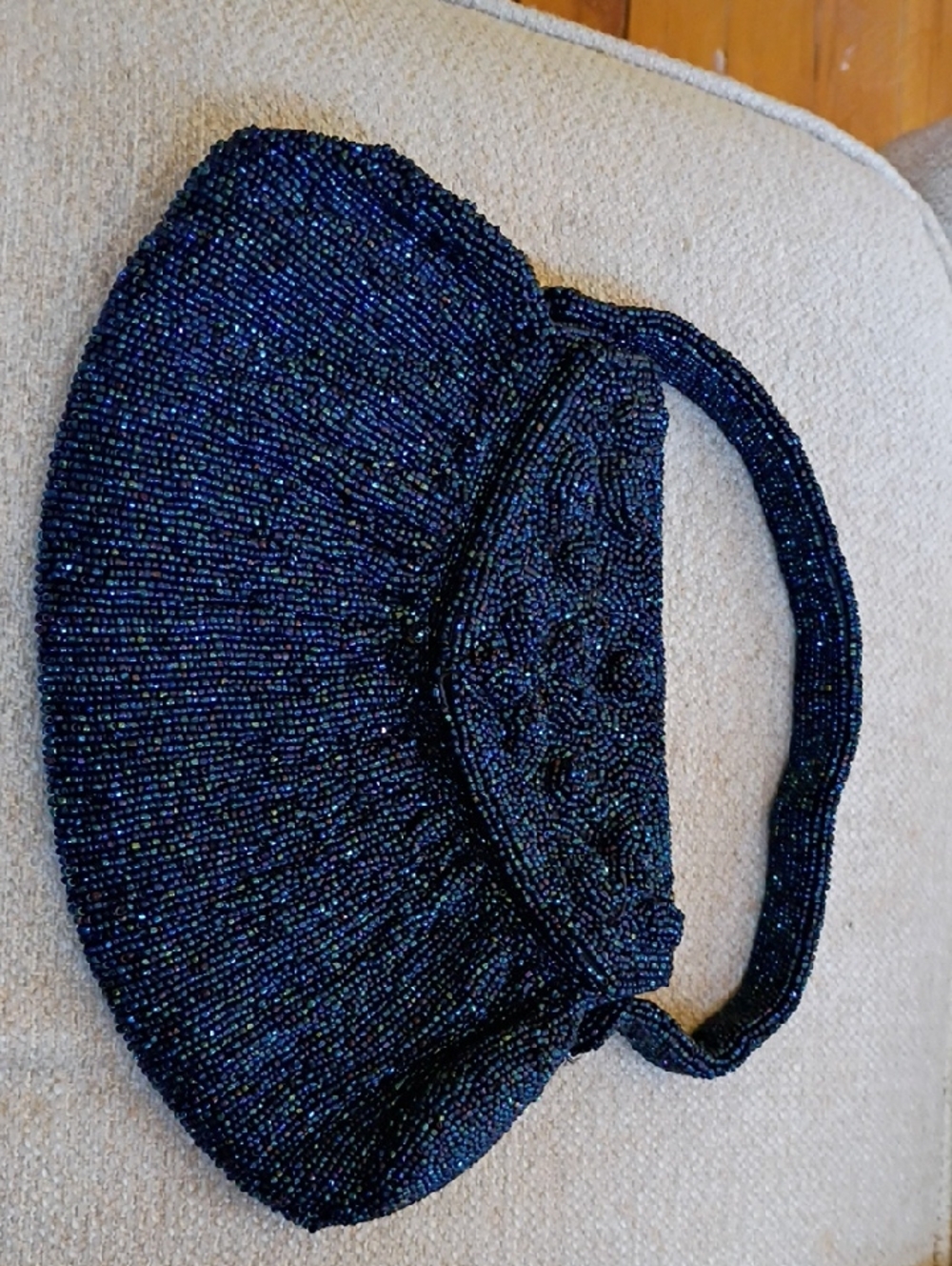 VINTAGE BEADED  BAG